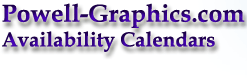 powell-graphics.com - availability calendar logo